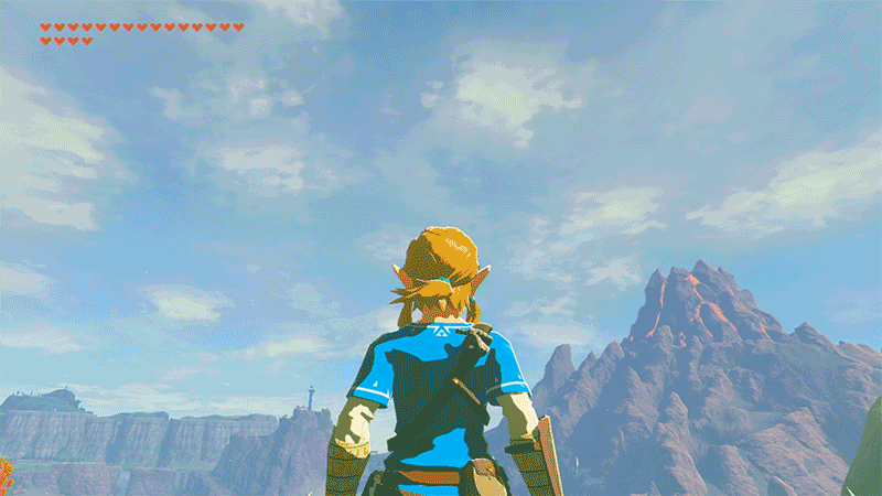 ゼルダの伝説 ブレス オブ ザ ワイルド でタイムラプス動画を撮ったら絶景だった